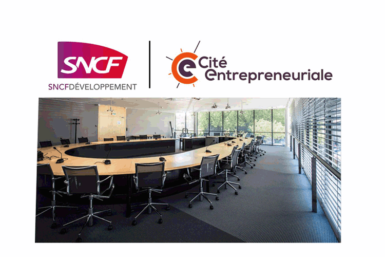 Photo SNCF et Cité entrepreneuriale